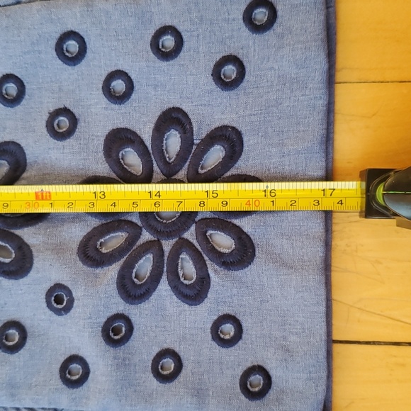 Lily Brown Floral Broderie Anglais Skirt Sz S - Picture 4 of 4